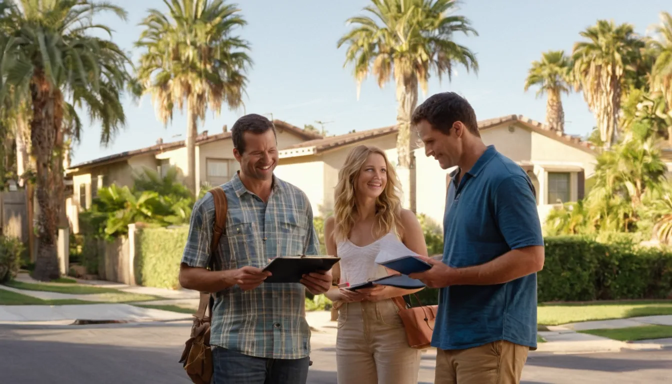 A homeowner reviewing a written tree quote with a provider in the Plant City area
